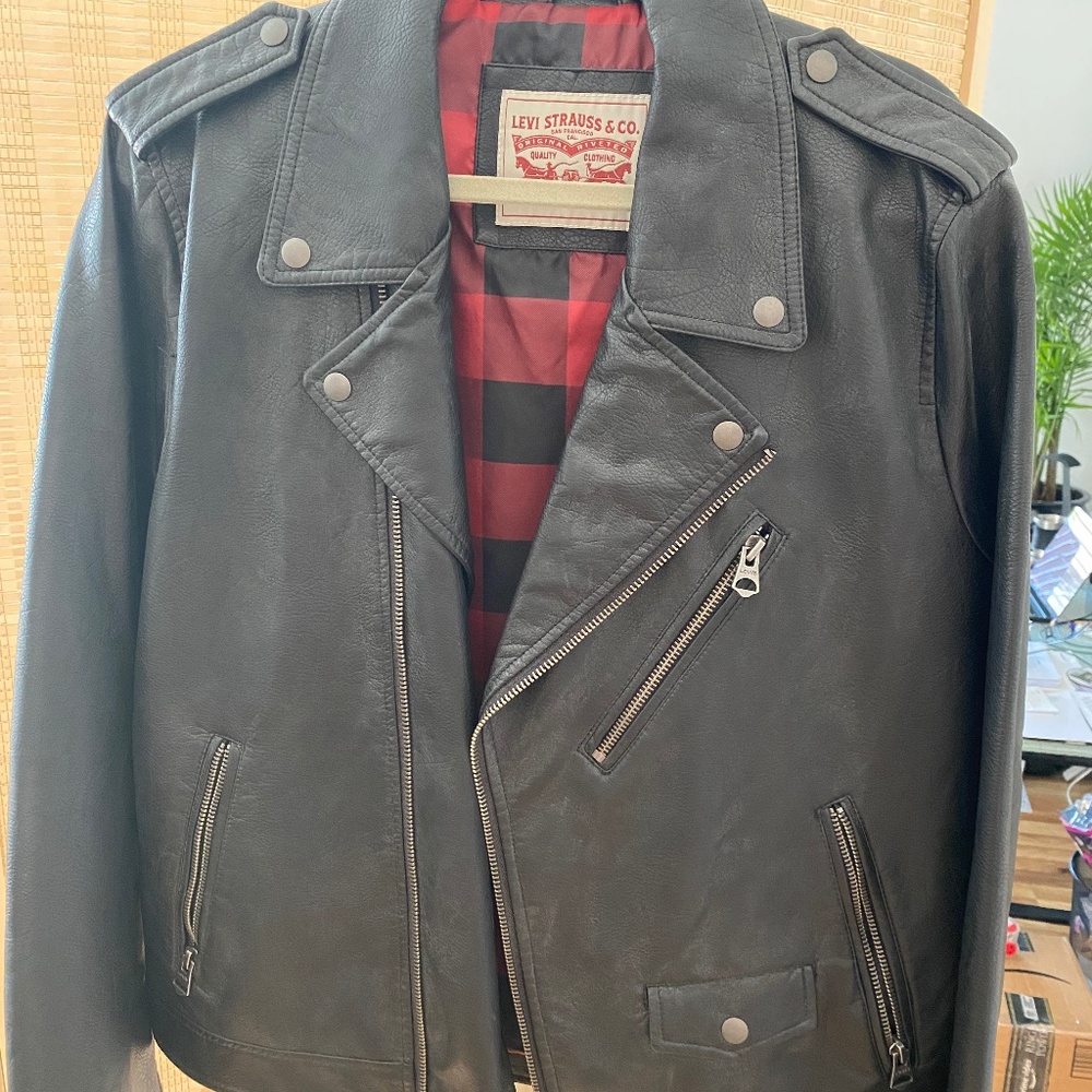 Levi's Men's Synthetic Leather Motorcycle Jacket